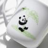 Okura Touen Panda Parent and Child Auspicious Tale Part 2 After the Microwave and Dishwasher Made In - - "Hello Rain" Mug, Coffee/Tea, Approx. 350cc,