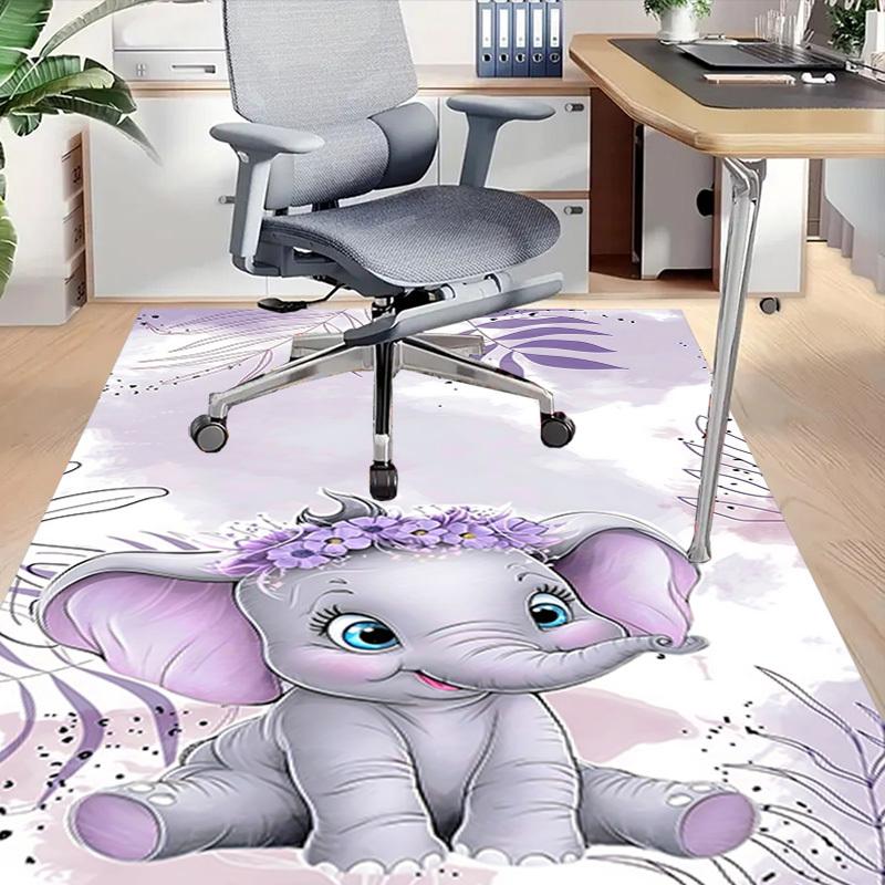 1pc Elephant Carpet Office Rug Outdoor Mat Home Decor Area Carpet Festival Gift