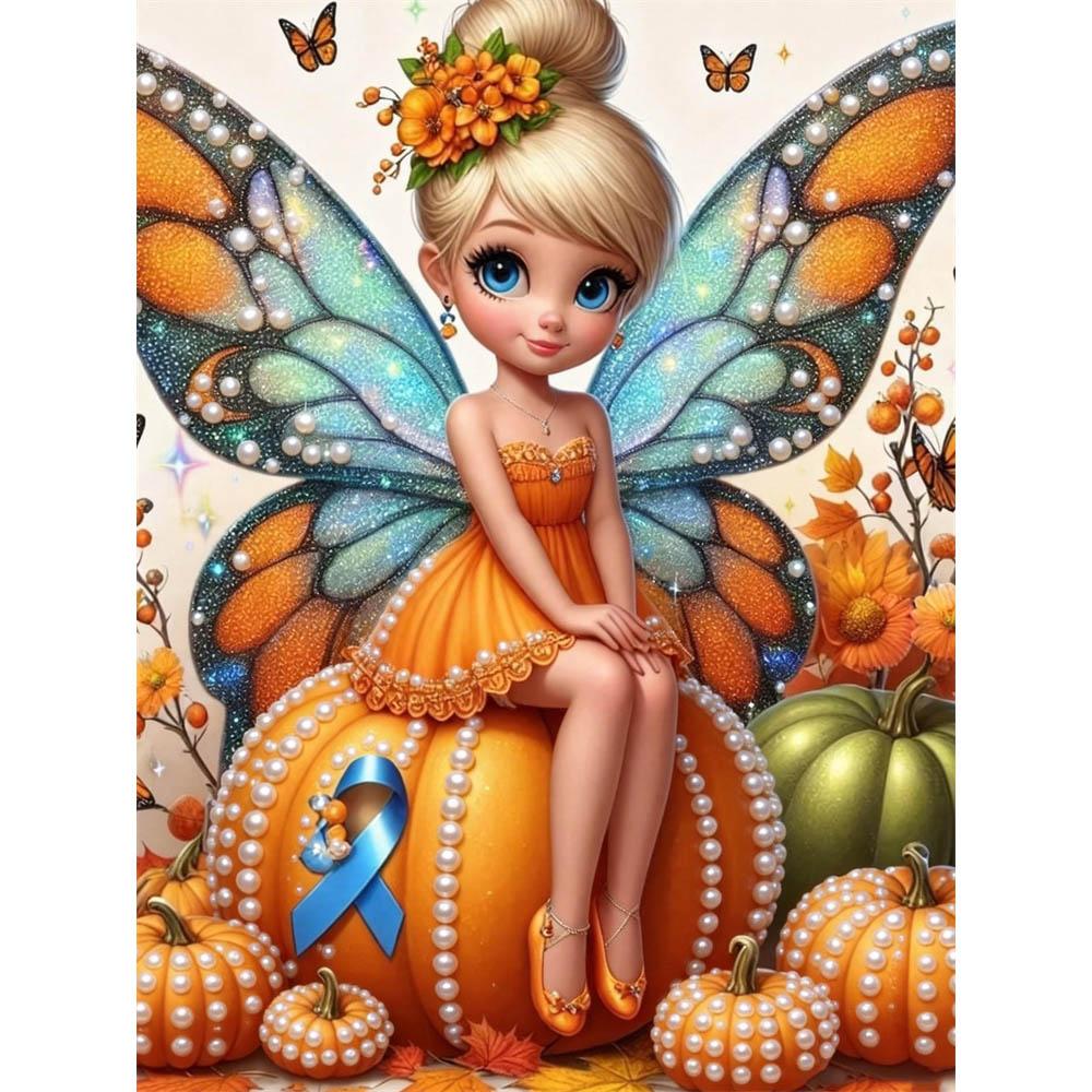 

Disney Magical Fairy Little Dingingdong Pearl DIY Art Painting Wall Decor Handmade Gift for Home or Office Decoration 35x45cm