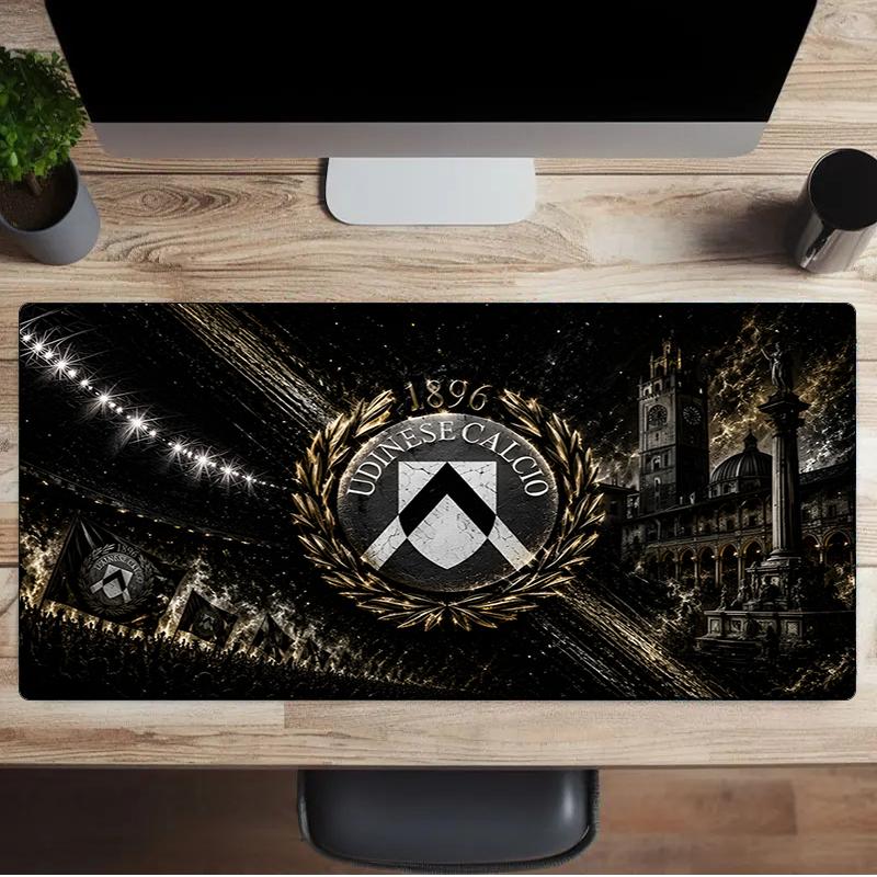 Udinese-Calcio Crest Design Mouse Pad, Gaming Mouse Pad, Keyboard Pad, Desk Decor for Computer Notebook Fan Gift Birthday Gift