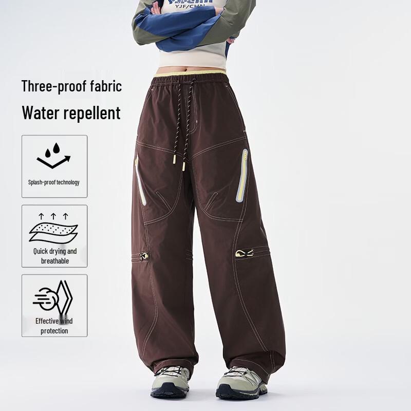 

MEDE Men s Summer Outdoor 3-Proof Straight-Leg Cargo Pants M
