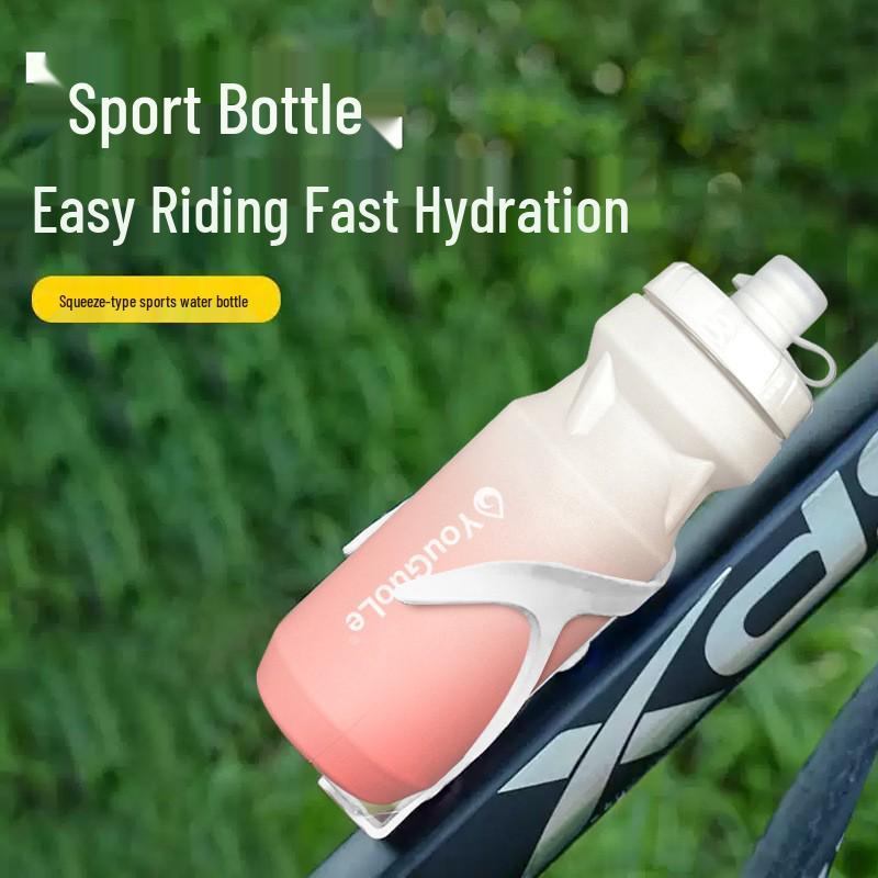 Bicycle Squeeze Water Bottle - Large Capacity PP5 for Outdoor Mountain & Road Biking