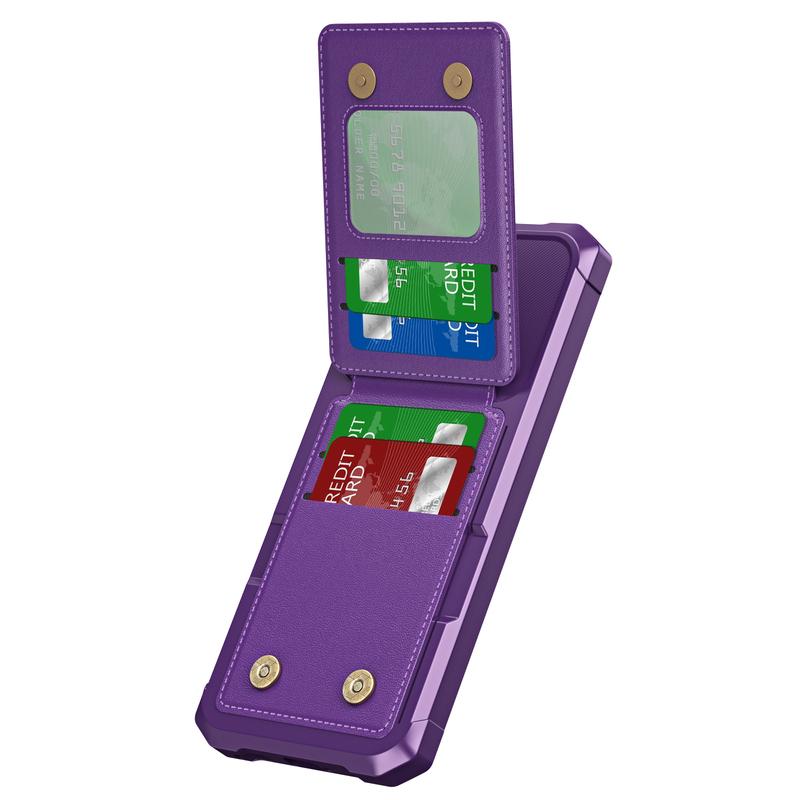 Wallet Case Card Holder Slot Leather Phone Case for Samsung S25 Edge S24 FE S23 Ultra S22 Plus A56 A36 A26 A16 A55 A35 A25 A15