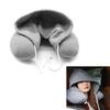 Hooded Hoodie U Shape With Hat Travel Neck Pillow Cushion Microbead Home Car UK