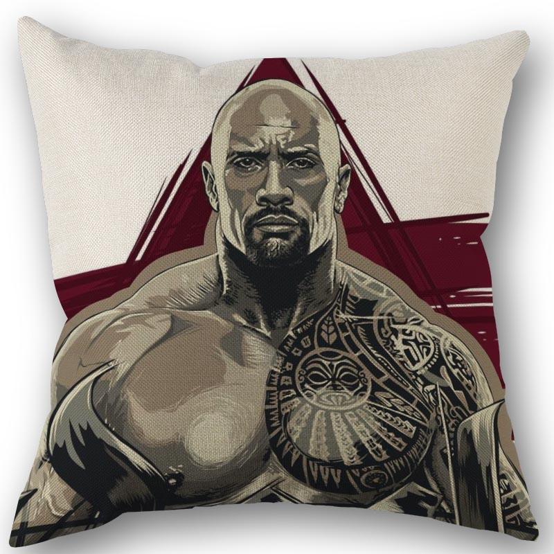 Buy The Rock Face Dwayne Cushion Cover For Sofa Home Decorative
