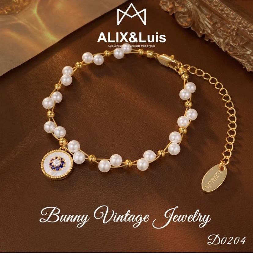 Elegant Double Layer Gold-Plated Starry Sky Necklace & Bracelet Set for Women