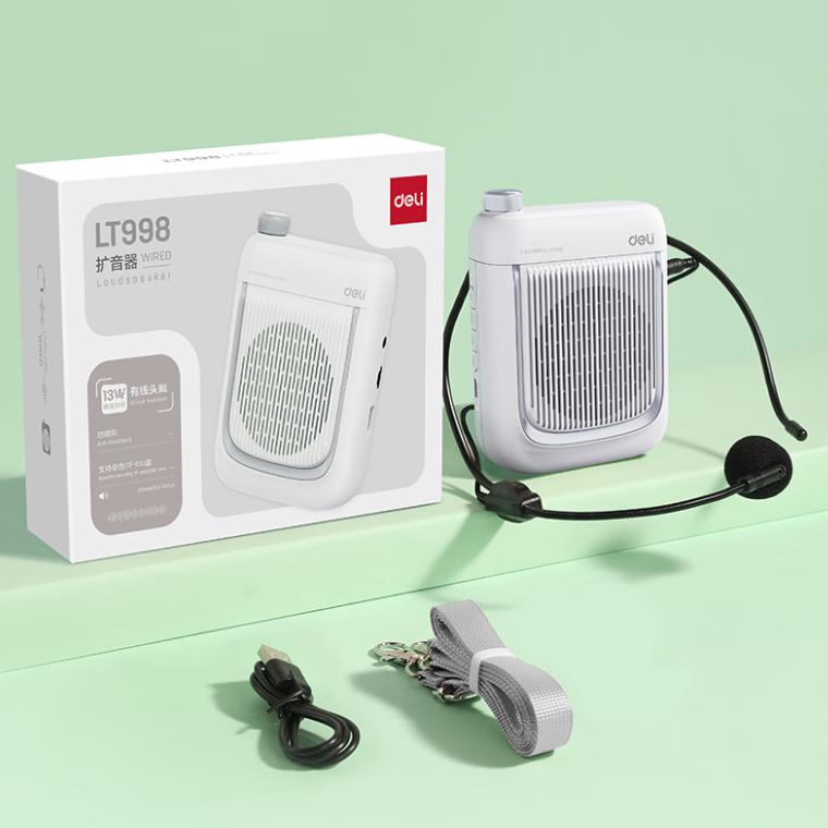 13W Teacher Speaker Tour Guide Waist-hanging Microphone Bluetooth Speaker Portable Megaphone Teaching Loudspeaker High Volume