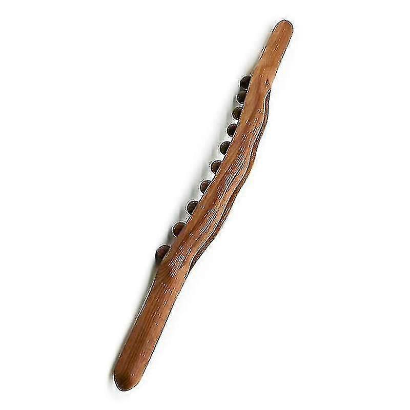 20 Beads Guasha Scraping Stick Wooden Massage Tools Relieve Sore Muscles Body Meridian For Back Wai