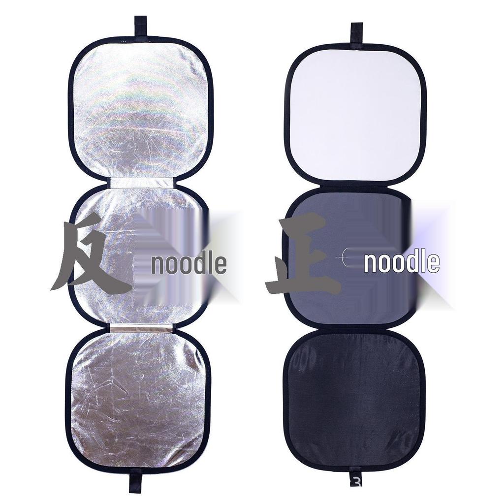 Softbox Flash Cámara 30/40cm con Tarjeta Redonda/Gris, Cubierta de Tela Blanca y Negra, y Diseño Cónico