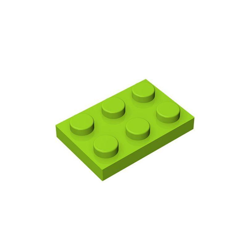 Non-Toxic Moc 10Pcs 3021 2X3 Plate Building Blocks Kit High-Tech Board Light Panel Bricks Particle Idea Toys Children Birthday Kid Gifts