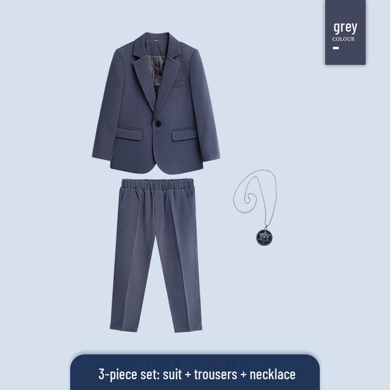 Boy's Spring/Summer Casual Blazer Set - Toddler Hosting & Photography Outfit, Flower Boy Wedding Suit