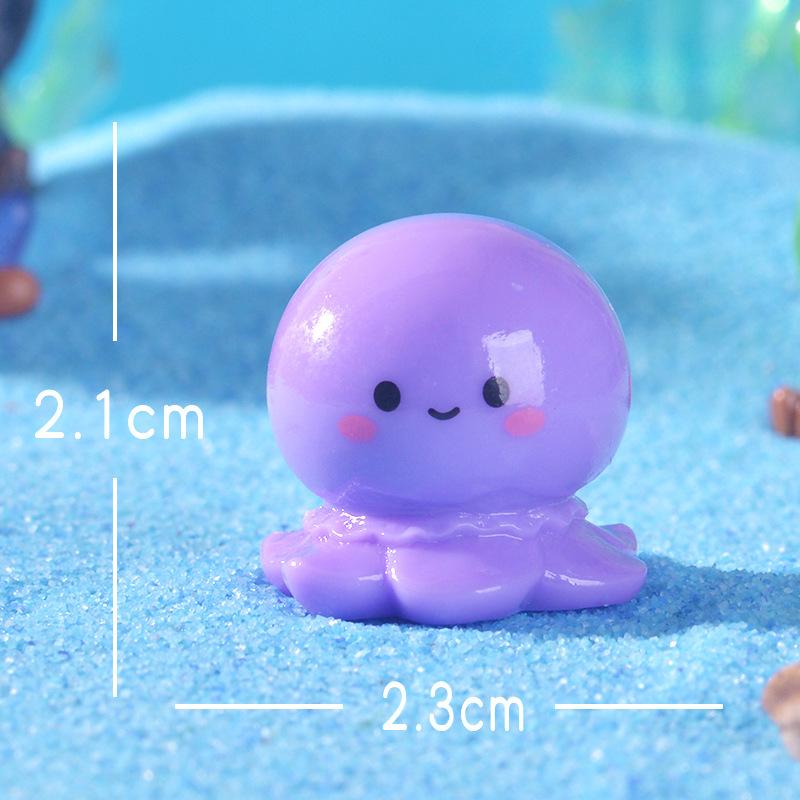 Niedliche Quallen Meerestier Dekorationen, Unterwasserlandschaft Harz Accessoires und kleine Ornamente