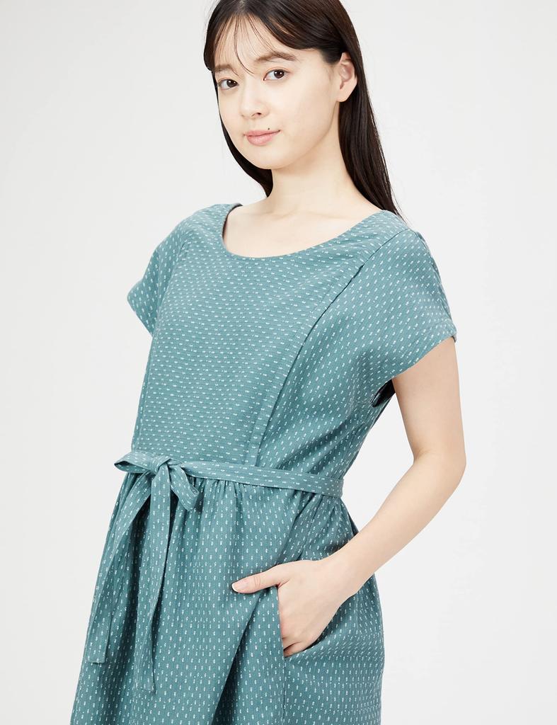 Seraphine Casual Maternity Size Suitable for Nursing Women's Dress, Sage, UK8,