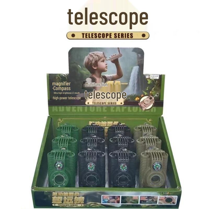 Children's Pirate Telescope: Creative Educational Monocular & Binocular Toy Set