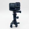 Universal 1/4Inch Screw Compatible Action Camera Holder for Action Cameras on Bikes Featuring Adjustable Rotation