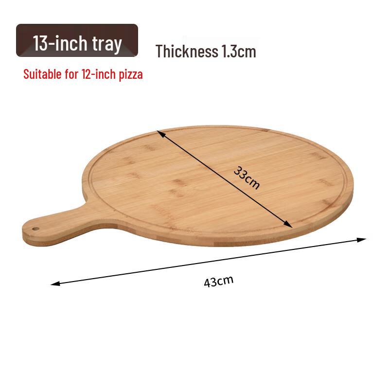 Japanese Bamboo Pizza & Steak Serving Plate