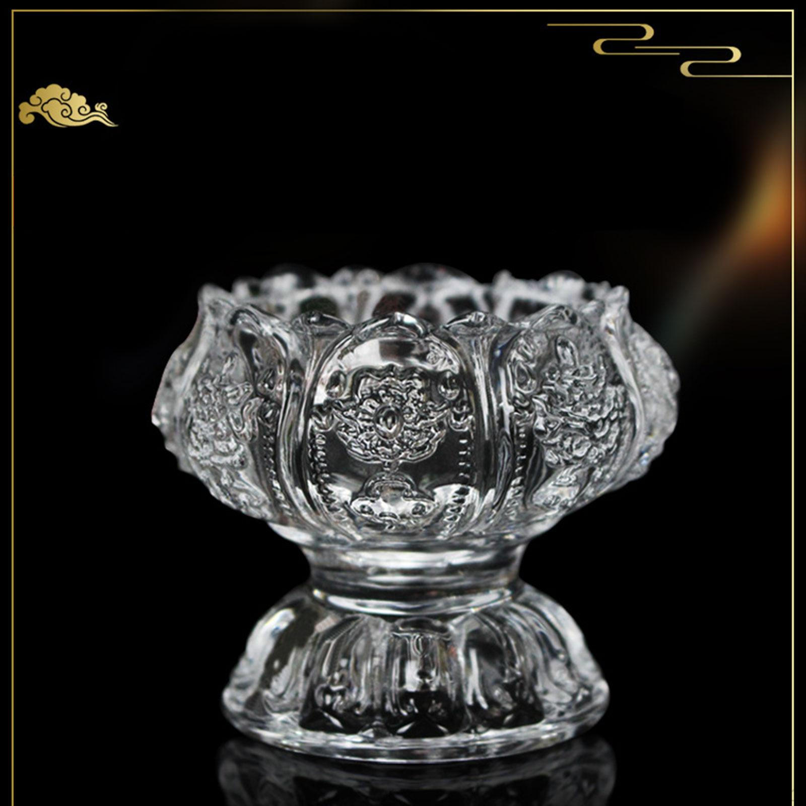 

Подсвечник Подсвечники Орнамент Декоративный Цветок Чайная Свеча Столб Лампа Гхи 7.8x7.5cm_Clear