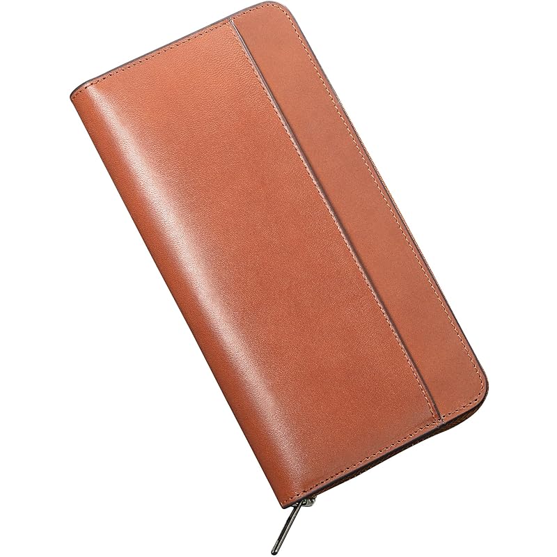 

ACLUO wallet men s tochigi leather long wallet Made by top leather craftsmen genuine leather wallet thin large capacity long life For men leather