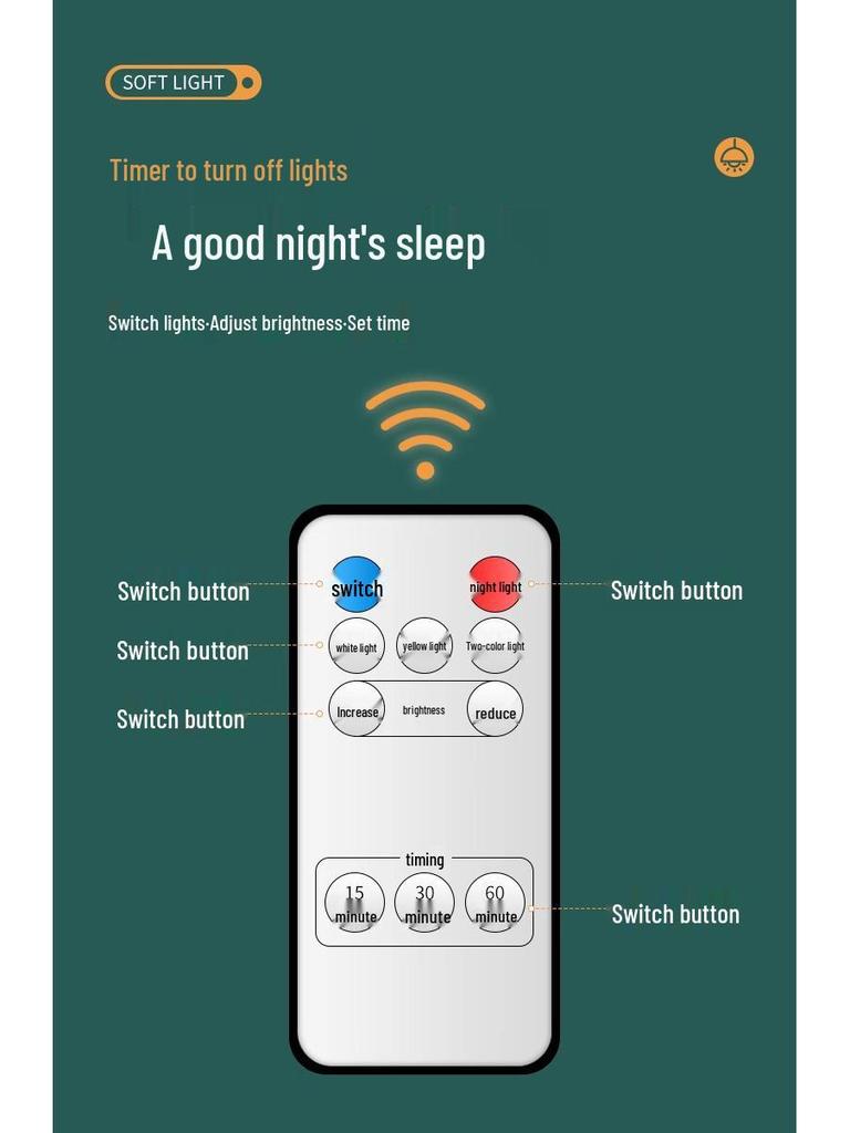 Rechargeable Eye-Care Table Lamp for Dorms – Ideal for Students, Bedside, or Desktop Use