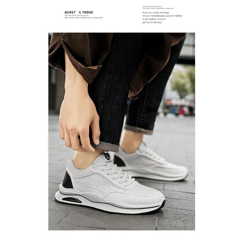 Men S Summer Breathable Mesh Athletic Dad Shoes Thick Sole Casual Sneakers