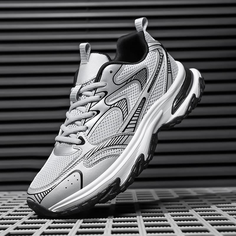Mens Athletic Shoes Airy Mesh Upper Heightening Thick Bottom Daily Athletic Shoes Shoe Summertime Fall Winter Springtime Seasonal Wear