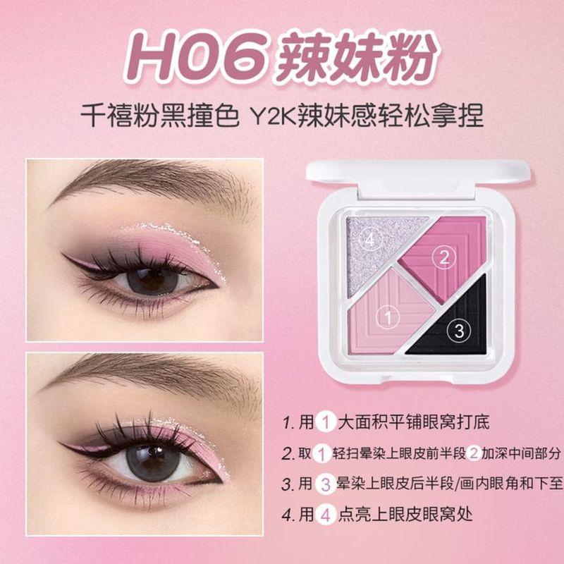 HOLD LIVE - 5 Colors Eyeshadow Palette - H06