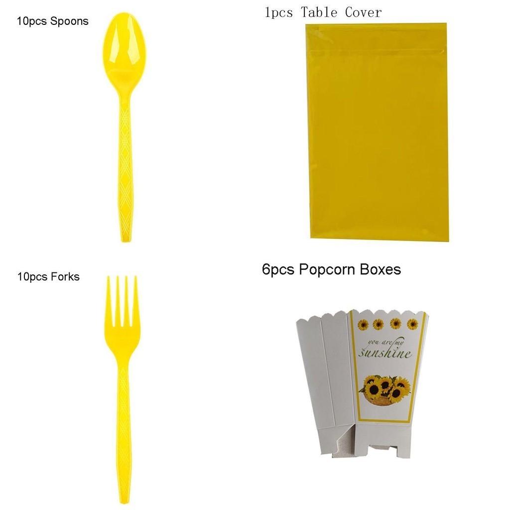 Fröhliche Sonnenblumen Themenparty Dekorationsset Für Unvergessliche Babypartys Und Kindergeburtstage