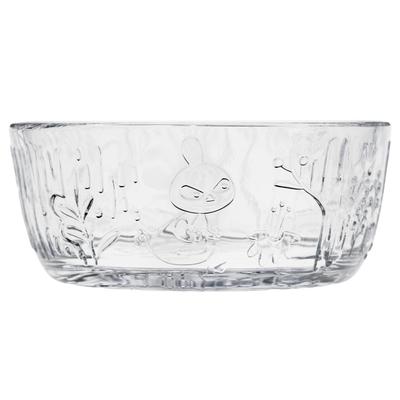 Moomin by ARABIA Glassware Collection Moomin 1070869 [Officially Imported] Bowl/Plate, 12cm, Approx. 350ml, Clear, Tableware, Arabia,