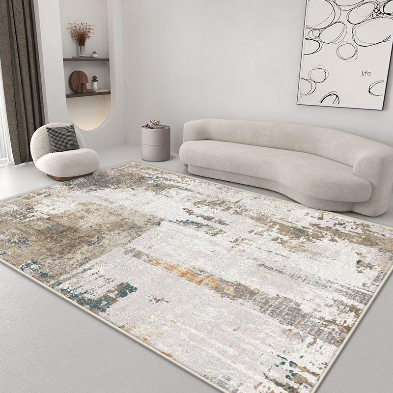 Nordic Abstract Style Carpets for Living Room Ink Wash Modern Decoration Bedroom Non-slip Rug Lounge Coffee Tables Washable Mat