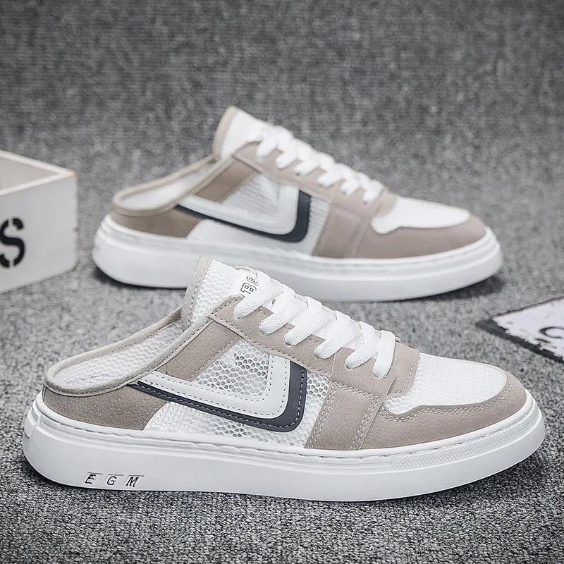 Модные мужские кроссовки Дышащие на шнуровке Повседневные для бега для мужчин Уличные — фото 6