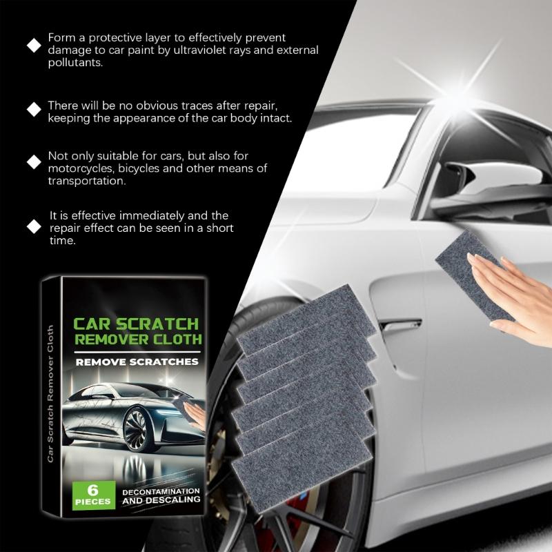 Car Scratch Remover Car Scratch Cleanings Cloth Set, Double Sided Cleaner for Cleaning and Polishing Maintenance Tool