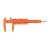 1 Pezzo Mini Righello di Plastica Scorrevole 80mm Calibro a Nonio Strumenti di Misura