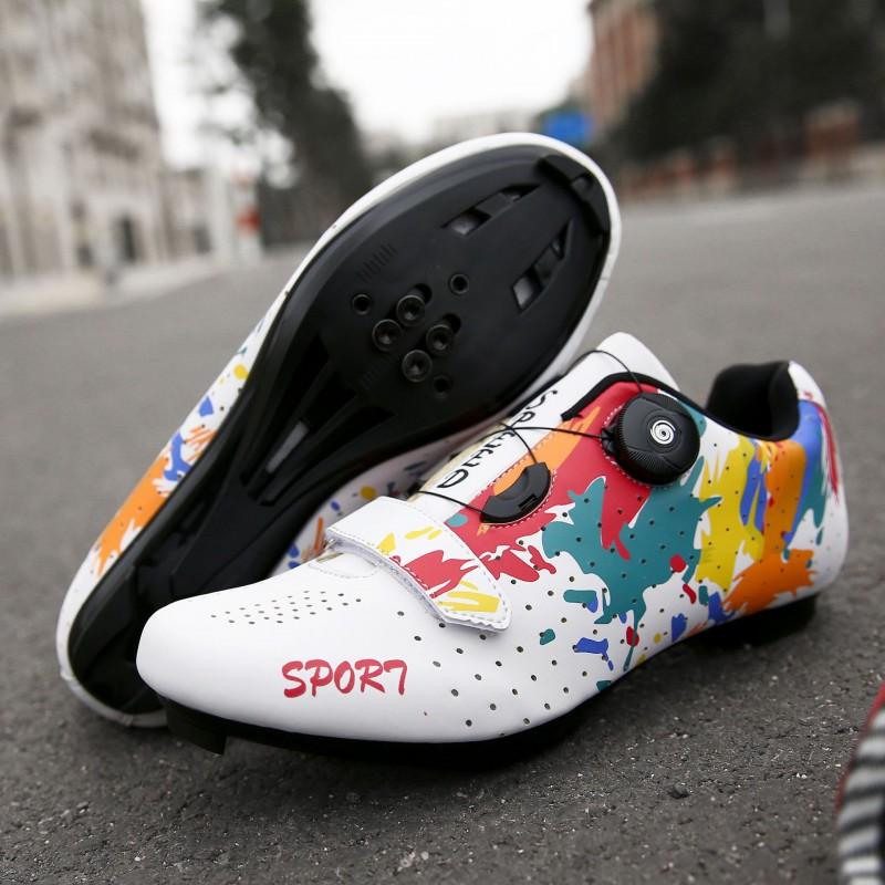 Unisex Road Mountain Bike Cycling Shoes With Stiff Sole Breathable Supportive Fit Outdoor Riding