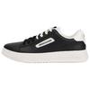Thick Sole Lace-Up Low-Top Sneakers Men Sneakers Black White XUX203XV805N814