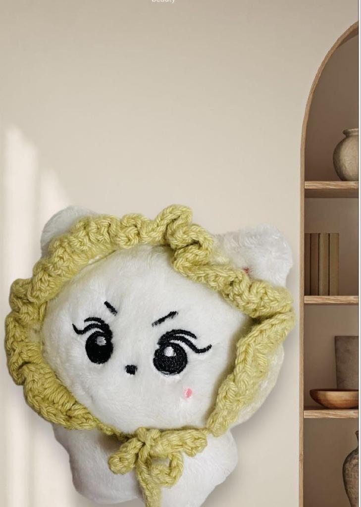 [USED] enhypen jungwon 10cm doll with knitted hat yancomi
