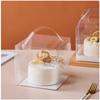 Shengbilai Transparent Cake Boxes with Handle