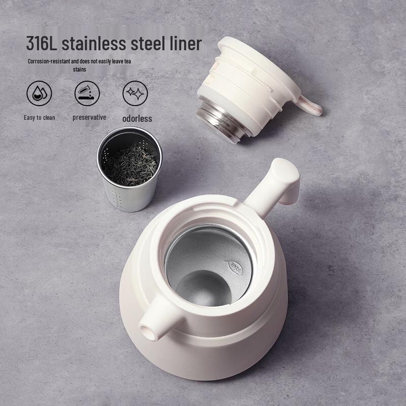 LUNTAYO Stainless Steel Insulated Tea Braising Pot