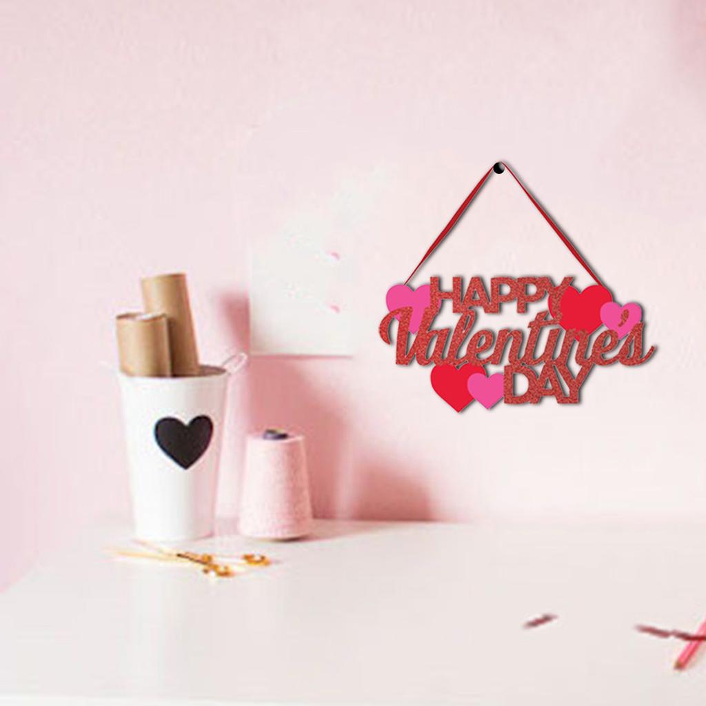 Valentinstag-Dekorationen für drinnen und draußen, Valentinstag-Dekoration, Anhänger, Heimdekoration, Behänge