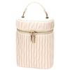 [Monica] Random Pleated Vanity Bag, Ivory 
