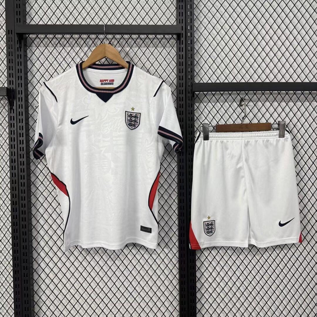 England 2026 Kids Kit Bundle - Home & Away Football Jersey Sets 16