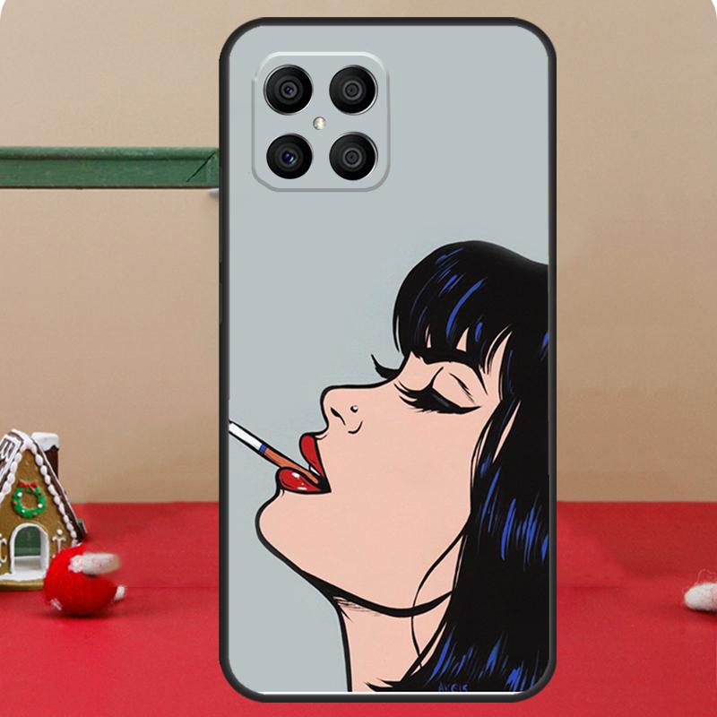

Nun Pop Art Case For Honor Magic 7 Lite 6 8 Pro Honor 400 200 70 90 X8c X8b X9a X9b X9c X9d Win RT Cover Honor 90