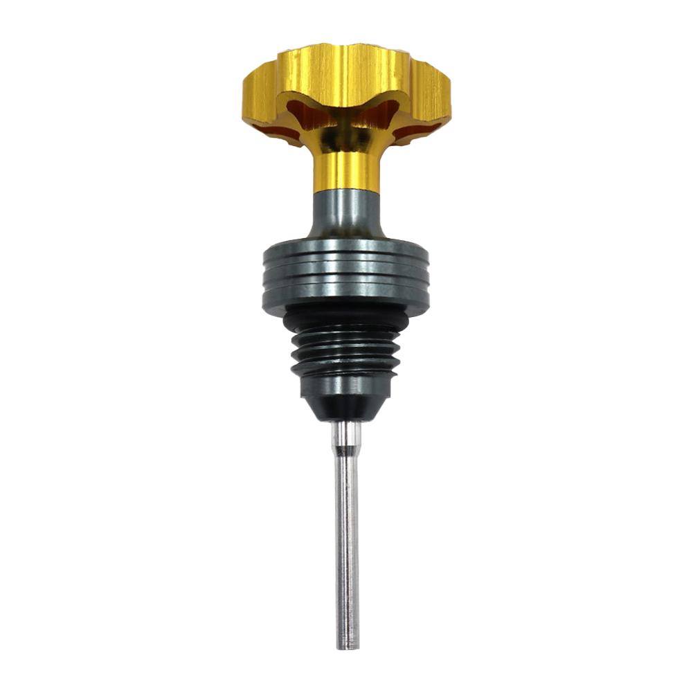 1pcs Scooter Motorcycle Engine Oil Dipstick Filler Plug Engine Crankcase Oil Level Gauge Plum Blossom Machine Oil Dipstick