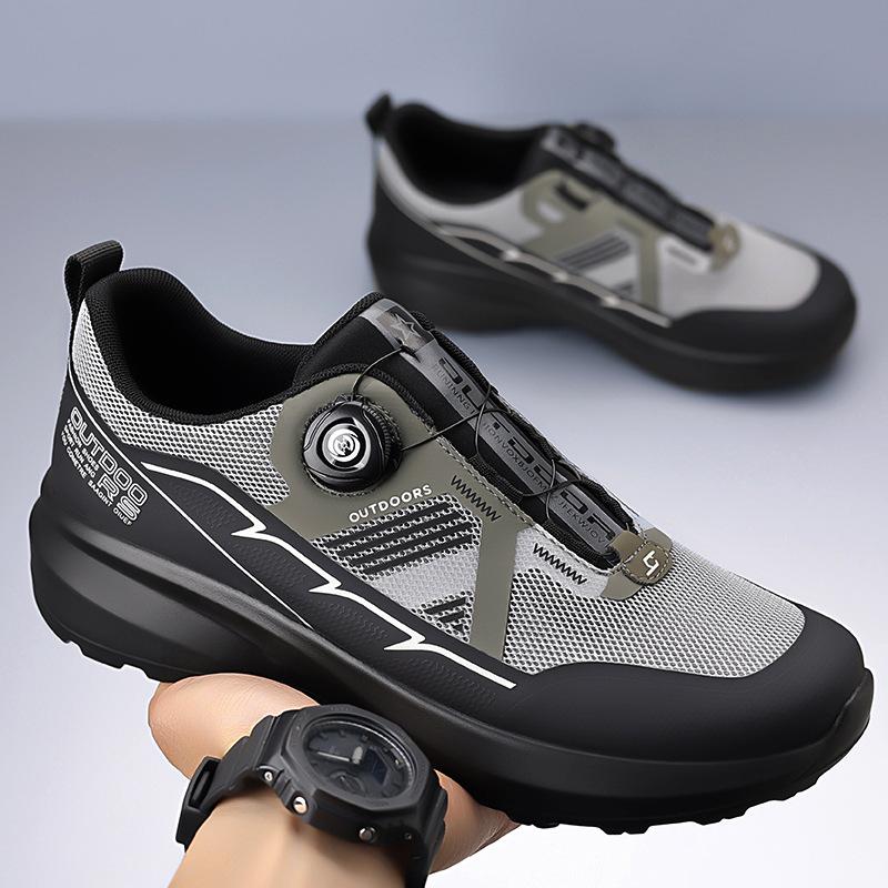 Full of technology, rotating lace-up system, high-end outdoor sports, breathable hiking, casual shoes, men's shoes tide