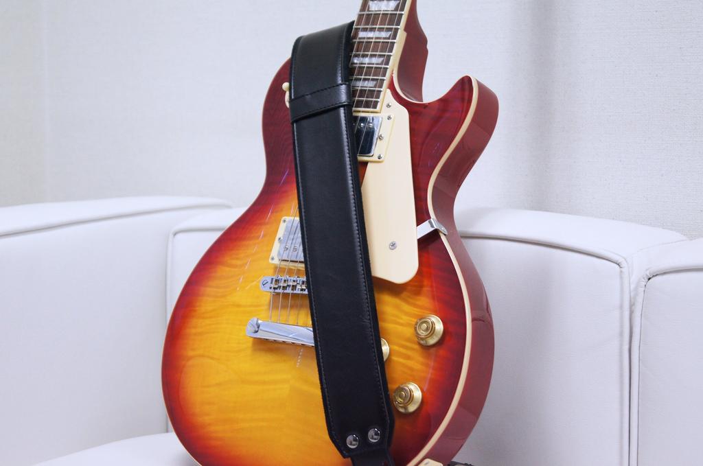 STRAPS Guitar Strap Width Length CHARM Black RightOn! 6cm, 95~150cm