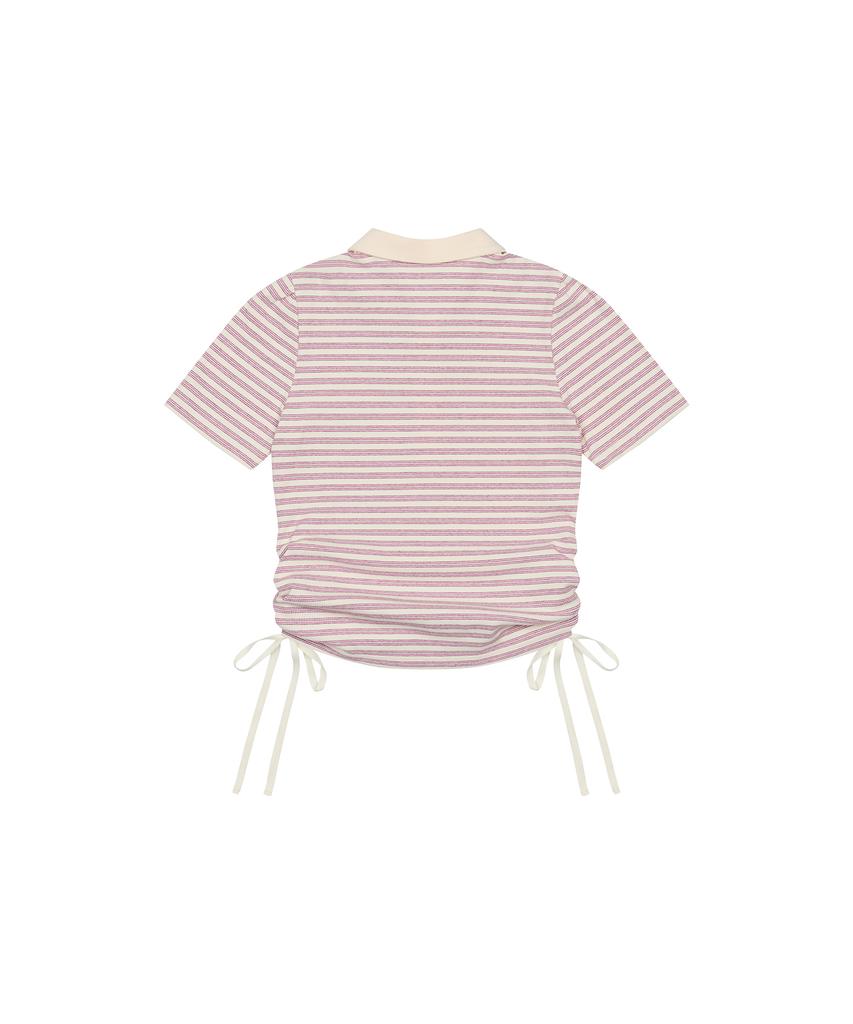 LARTIGENT L17 Collar T-Shirt(Pink)