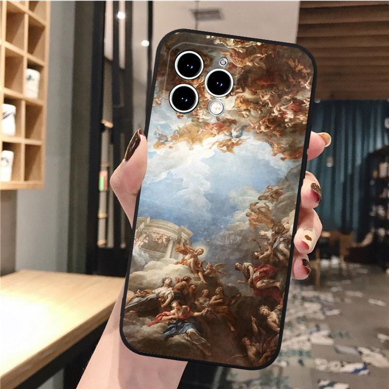 Phone Case For Iphone 14 Pro Max 13 12 11 Pro Max Xs Xr X 12mini 7 8 Plus Se Renaissance Art Painting Case Funda