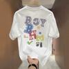 2026 New Summer Unisexs Tshirt 100 Cotton Printed Pattern Loose Fit Stylish Design Simple Style
