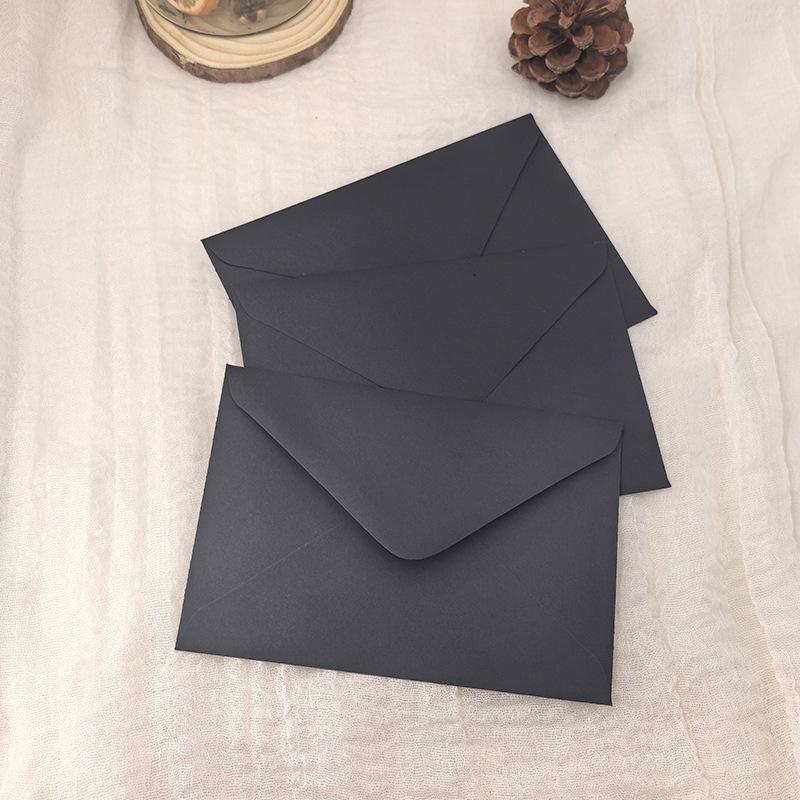 High-Quality Retro Kraft Paper Envelopes for Postcards and Greeting Cards - Western Style