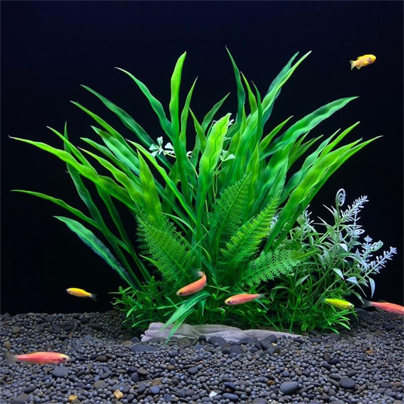 Aquariums Decoration Realistic Water Grass Simulation Water Plant for Various Fishtanks Landscapes Fish Shelter Hideouts