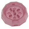 Slow Feeder Dog Bowls Food Grade Prevent Chocking Digestive Aid Dog Slow Feeding Puzzle Bowl for Dogs Cats Purple